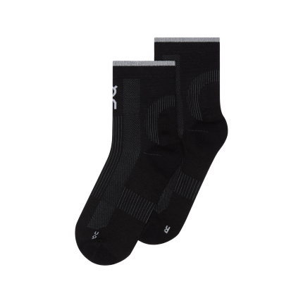On Performance Run Sock Mid Unisex - Black/Eclipse