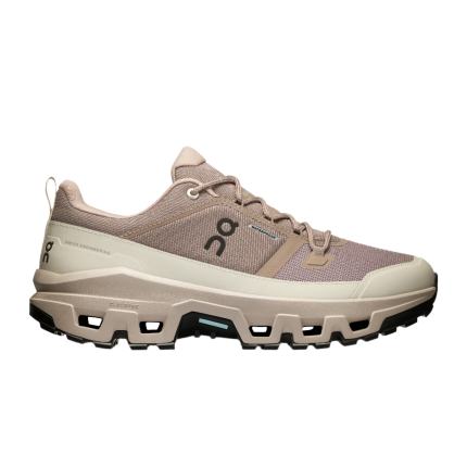 ON Mens Cloudrock Low Waterproof - Cinder/Fog - Trail - SS25
