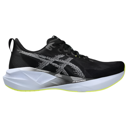 Asics Mens Novablast 5 - Black/Blue Fade - Neutral - AW25