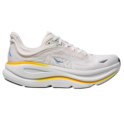 Hoka Womens Bondi 9 - White/Grout - Neutral - AW25