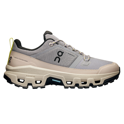ON Womens Cloudrock Low Waterproof - Alloy/Ice - Trail - SS25