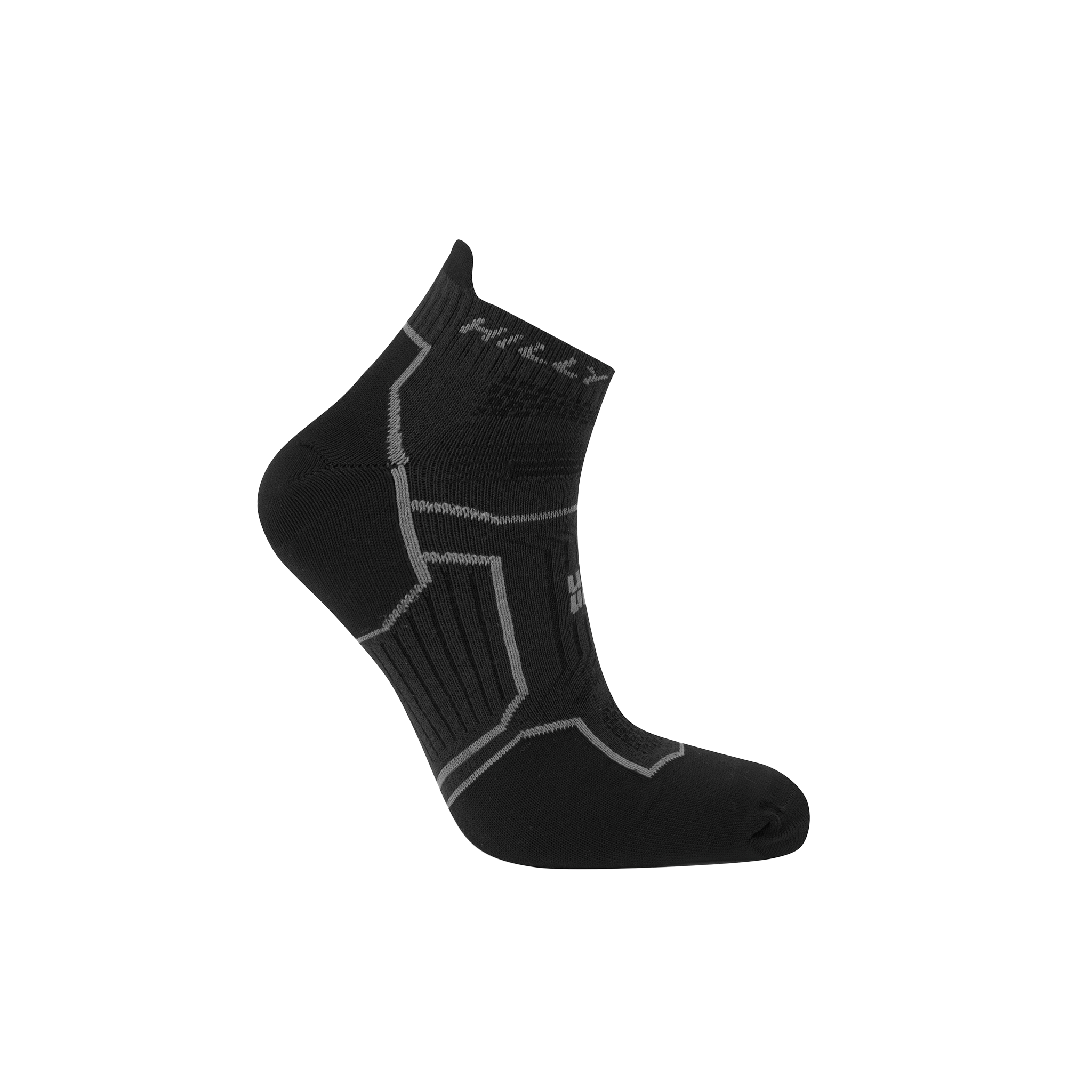 HillyTwinSkinSockletBlackAnthraciteSS25