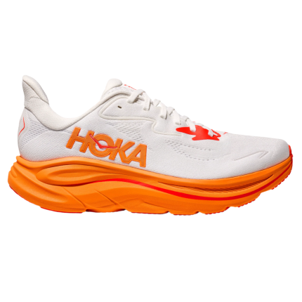 Hoka Mens Clifton 10 - Frost/Orange Zest - Neutral - SS25