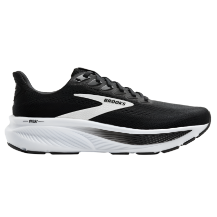 Brooks Mens Ghost 17 - Black/Grey/White - Neutral - AW25