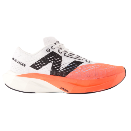 New Balance Mens FuelCell SuperComp Pacer V2 - Urgent Red/White/Black - Neutral - AW25