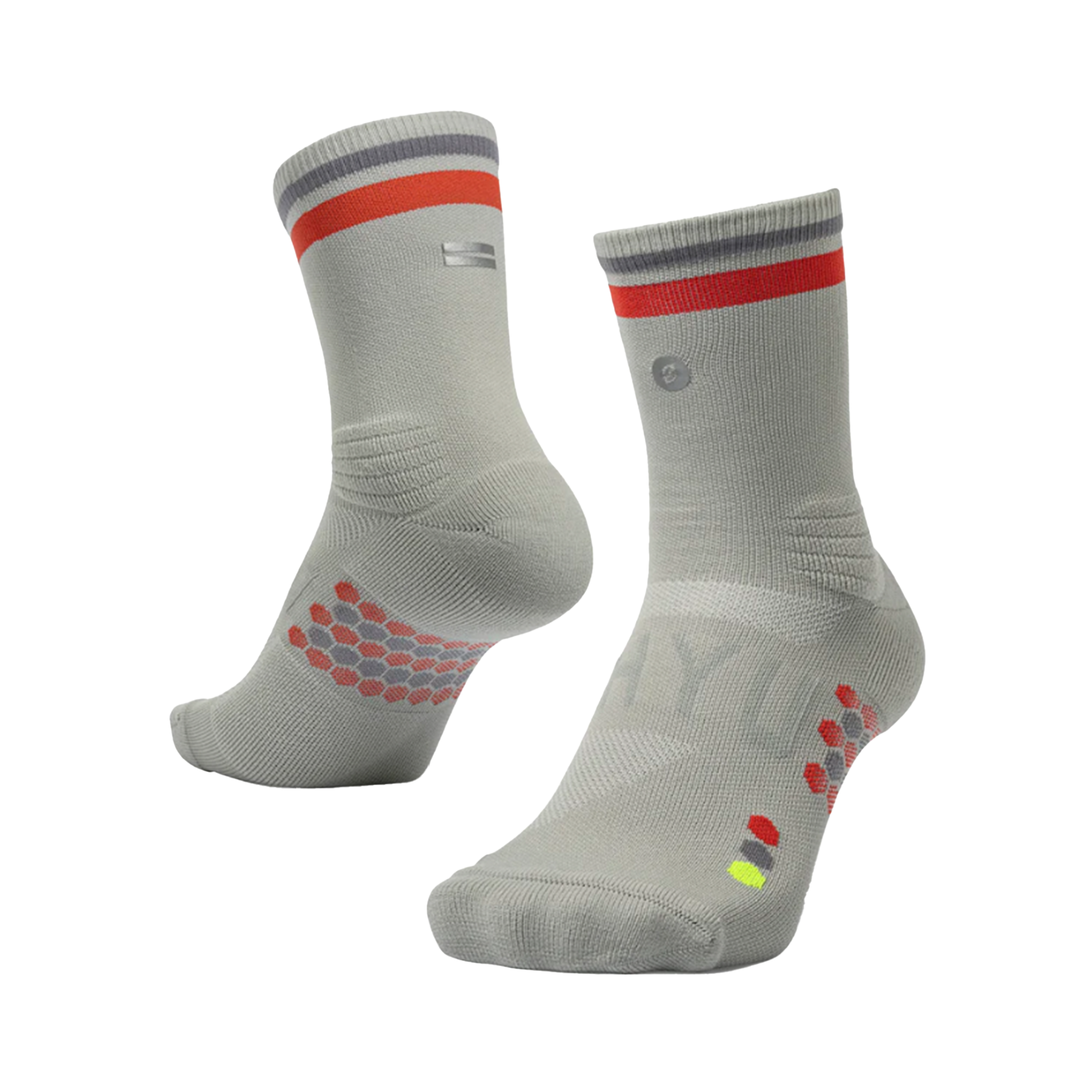 SHYURacingHalfCrewSocksSilver2