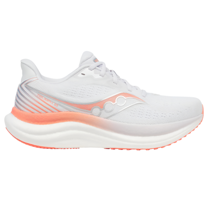 Saucony Womens Triumph 23 - White/Wistful - Neutral - AW25