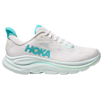 Hoka Womens Clifton 10 - White/Cielo Blue - Neutral - SS25