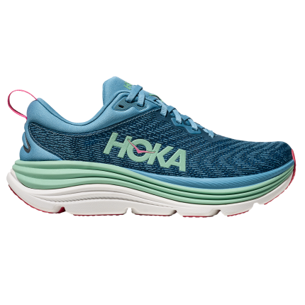 Hoka Womens Gaviota 5 - Alpine Blue/Jadeite - Stability - AW25