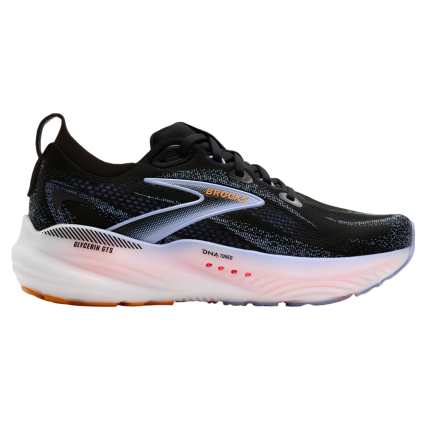 Brooks Womens Glycerin GTS 22 - Black/Blue Heron/Orange - Stability - AW25