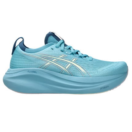 Asics Womens Gel Nimbus 27 - Stillwater/Cream - Neutral - AW25